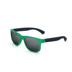 Sonnenbrille Wandern MH K140 Kinder 2–4 Jahre Kategorie 3 grau/grün