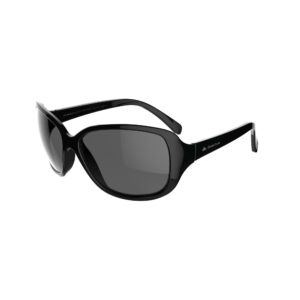 Sonnenbrille Wandern MH530 Kategorie 3 polarisierend Damen schwarz