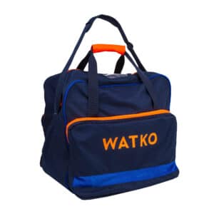 Sporttasche Wasserball 60 L blau/neonorange