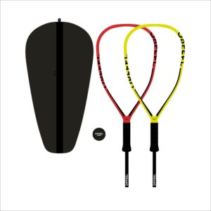 Squash Set mit 2 Schlägern SR57 160 mit 1 Wettkampf-Ball und Transporthülle