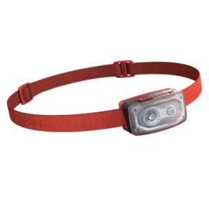 Stirnlampe Biwak 500 aufladbar USB 100 Lumen rot