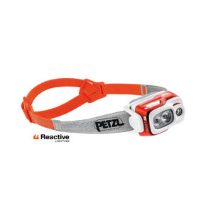 Stirnlampe SWIFT RL Trekking Bergsteigen USB 900 Lumen orange