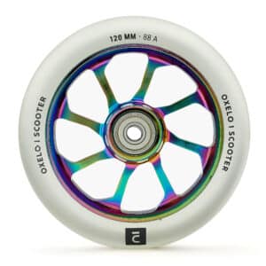 Stunt Scooter Rolle Alu-Core Neochrom PU 120 mm transparent