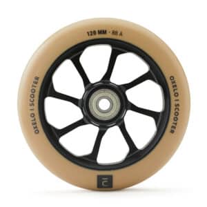 Stunt Scooter Rolle Alu-Core schwarz PU 120 mm beige