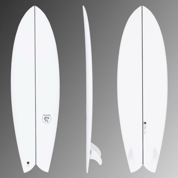 Surfboard Surf Fish 900 6'1" 42 L. inkl. 2 Twin-Finnen