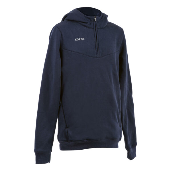 Sweatshirt Feldhockey FH500 Kinder marineblau