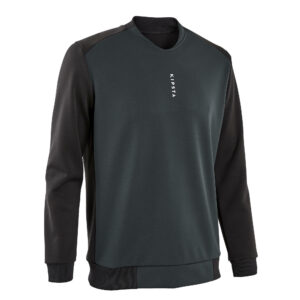 Sweatshirt Fussball T100 Erwachsene schwarz