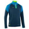 Sweatshirt VIRALTO mit Reissverschluss Kinder blau/grau