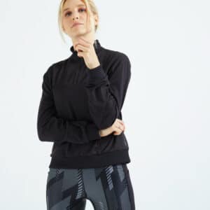 Sweatshirt kurz langarm Fitness