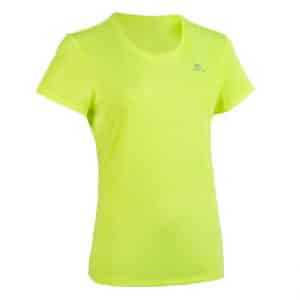 T-Shirt Leichtathletik Club Damen neongelb
