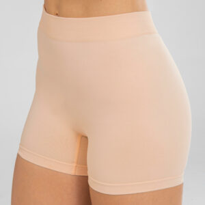 Tanzshorts Modern Dance nahtlos Damen gold-beige