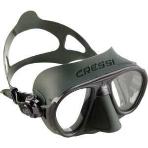 Tauchmaske Freediving Cressi Calibro dunkelgrün