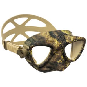 Tauchmaske Freediving Damen/Herren C4 Carbon Plasma camouflage