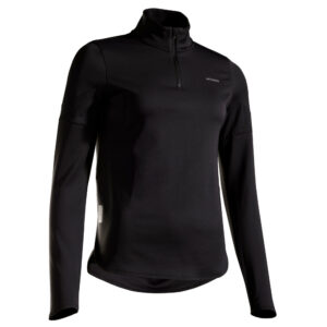 Tennis Langarmshirt Damen TS TH 900 schwarz