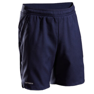 Tennis-Shorts Kinder TSH500 marineblau