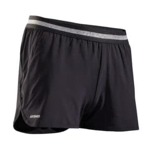 Tennis-Shorts Mädchen TSH500 schwarz