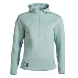 Tennis-Sweatshirt Damen SW DRY 900 hellkhaki