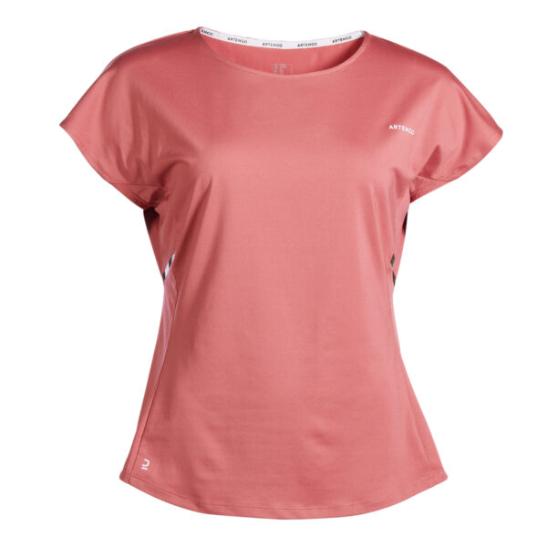 Tennis T-Shirt Damen Dry 500 rosa