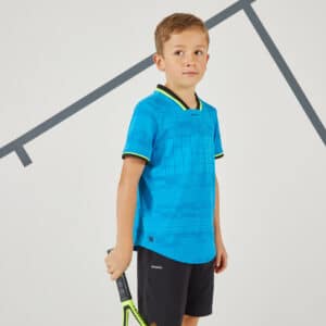 Tennis T-Shirt Kinder TTS900 blau