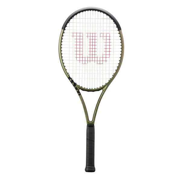 Tennisschläger Wilson Blade 100 V8.0 unbesaitet grün/kupfer