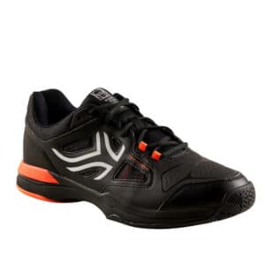 Tennisschuhe TS500 Multicourt Herren schwarz/orange