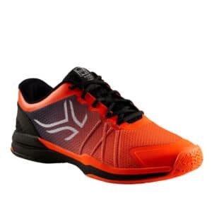 Tennisschuhe TS590 Multicourt Herren orange/schwarz