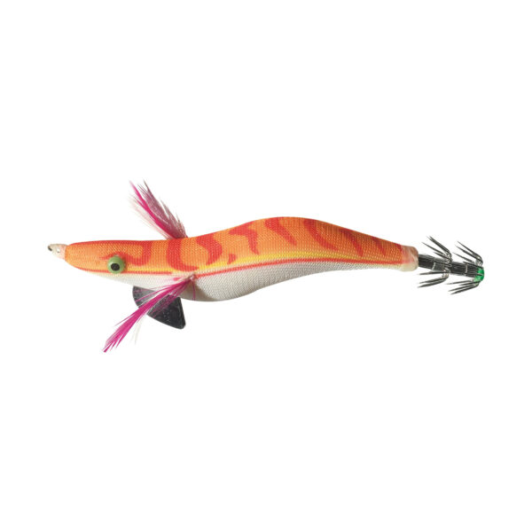 Tintenfischköder bebleit Sepien/Kalmare Egi orange 2