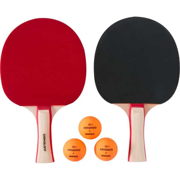 Tischtennis-Set Free PPR 130 mit 2 Schlägern und 3 Bällen