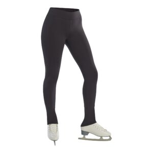 Trainings-Leggings Eiskunstlauf Erwachsene schwarz