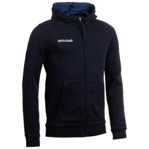 Trainingsjacke Rugby Club R500 Erwachsene blau