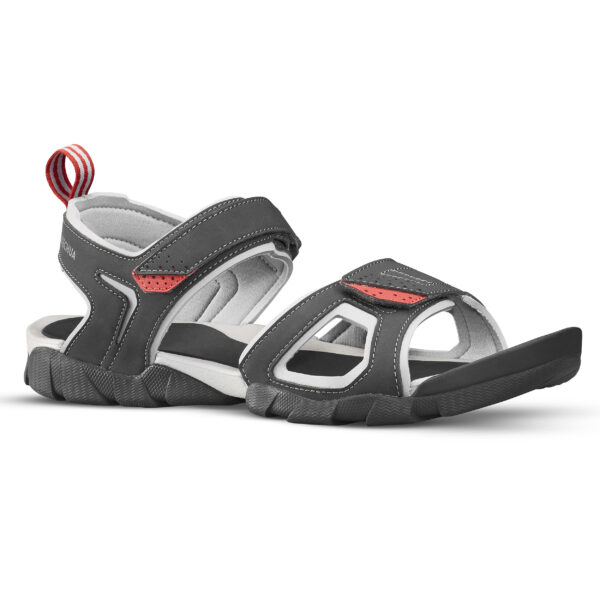 Trekkingsandalen Naturwandern NH100 Herren schwarz/rot