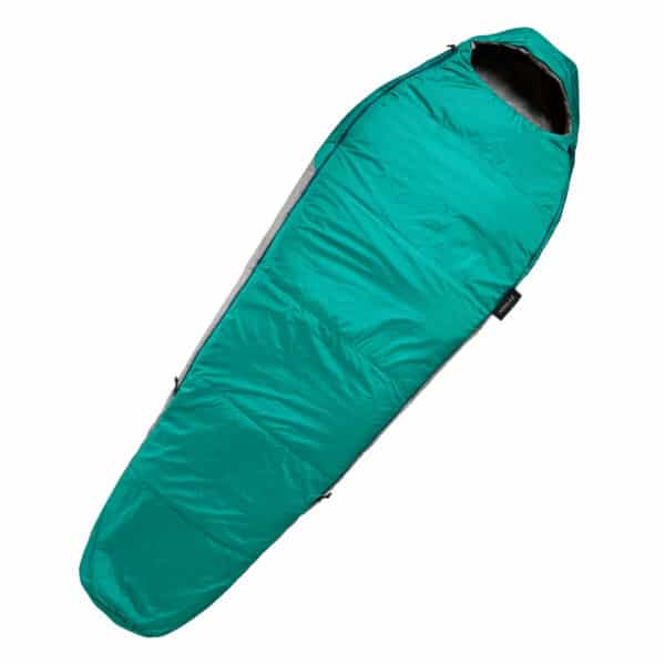 Trekkingschlafsack MT500 10 °C Polyester grün