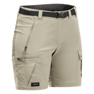 Trekkingshorts Bergtrekking MT500 Damen beige