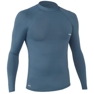 UV-Shirt UV-Top langarm Surfen 100 Herren grau