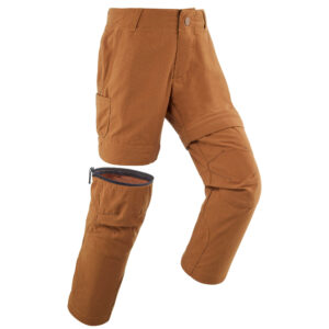 Wanderhose Zip-Off-Hose MH500 Kleinkinder Gr. 92–116 camel