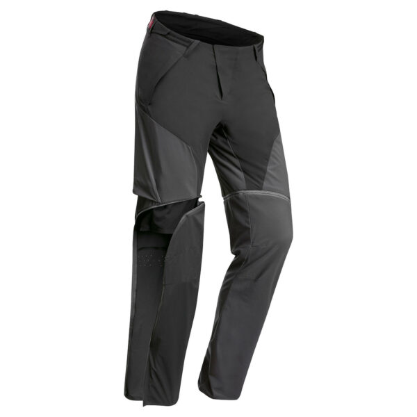 Wanderhose Zip-Off-Hose MH950 Herren schwarz/grau