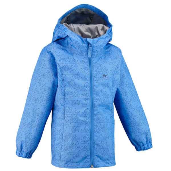 Wanderjacke MH500 wasserdicht Kleinkinder Gr. 92–116 blau