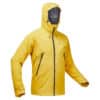 Wanderjacke MH500 wasserdicht leicht Herren gelb
