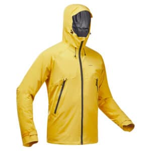 Wanderjacke MH500 wasserdicht leicht Herren gelb