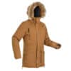Wanderjacke Parka Winterwandern SH500 Ultra-Warm wasserdicht -20 °C Herren braun