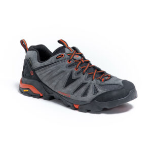 Wanderschuhe Bergwandern Capra Gore-Tex (V2) wasserdicht Herren grau/orange