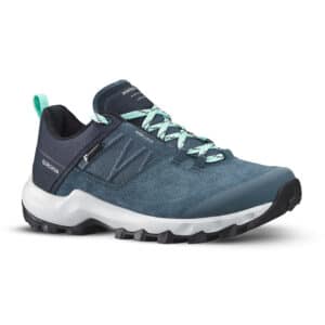 Wanderschuhe Bergwandern MH500 wasserdicht Damen blau