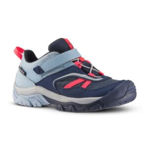 Wanderschuhe Crossrock Wasserdicht Kinder Gr. 28–34 blau/rosa