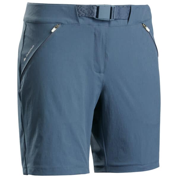 Wandershorts Bergwandern MH500 Damen blaugrau