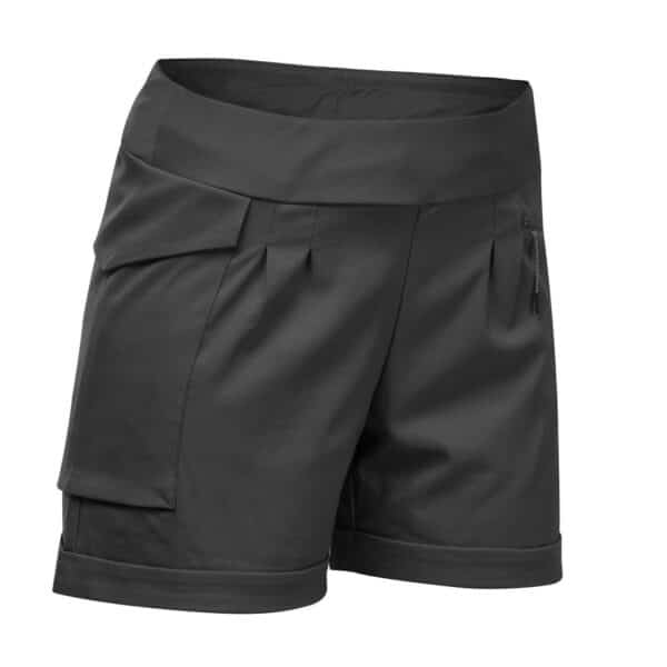 Wandershorts Naturwandern NH500 Regular Damen khaki