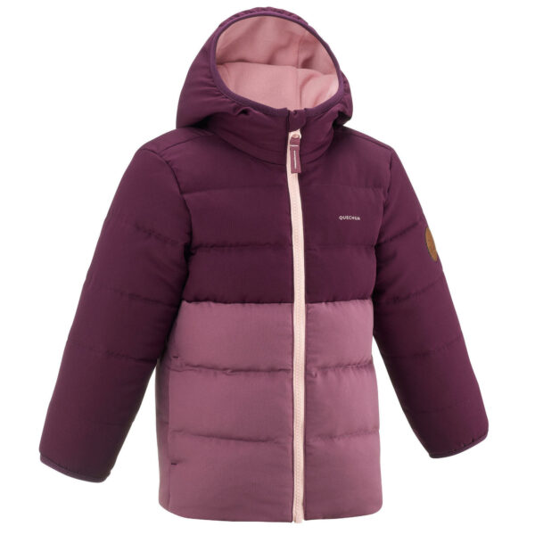 Wattierte Jacke Winterwandern X-Warm Kleinkinder Gr. 92–116 violett