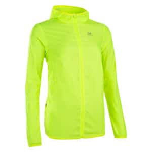 Windjacke Leichtathletik Club personalisierbar Damen neongelb