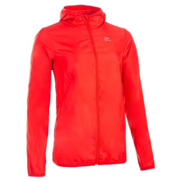 Windjacke Leichtathletik Club personalisierbar Damen rot