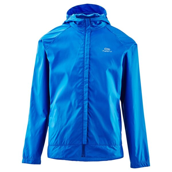 Windjacke Leichtathletik Club personalisierbar Kinder blau