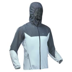 Windjacke Speed Hiking FH500 Helium Wind Herren grau